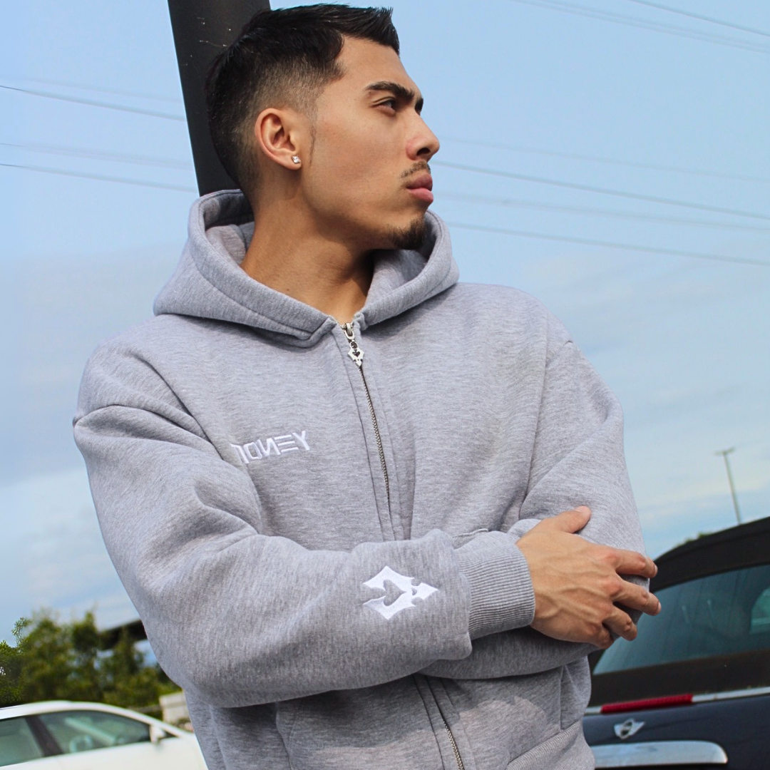 Yenom™ Grey Zipper