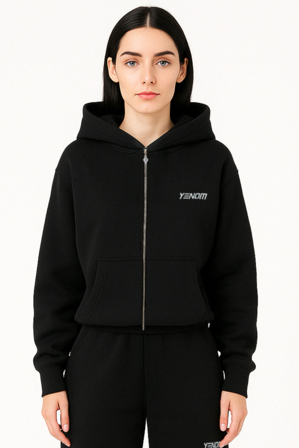 Yenom™ Black Zipper