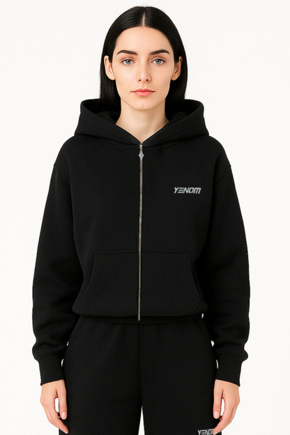 Yenom™ Black Zipper