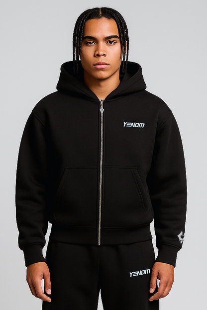 Yenom™ Black Zipper
