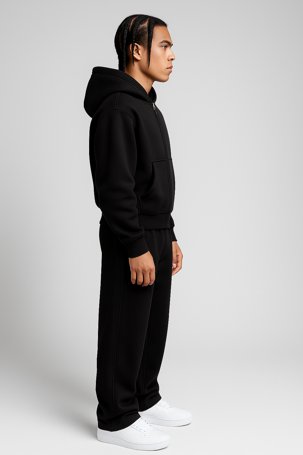 Yenom™ Black Zipper