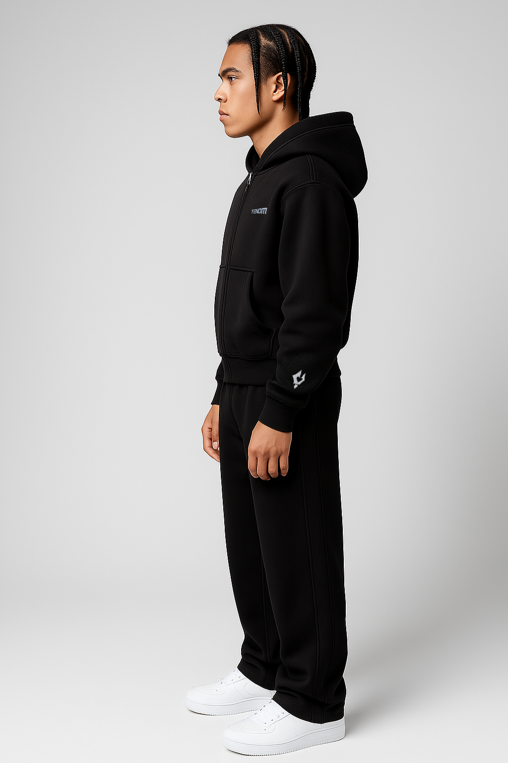 Yenom™ Black Zipper
